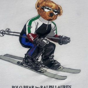 Sz L Men’s Polo Ralph Lauren Ski Bear Tee. NWOT